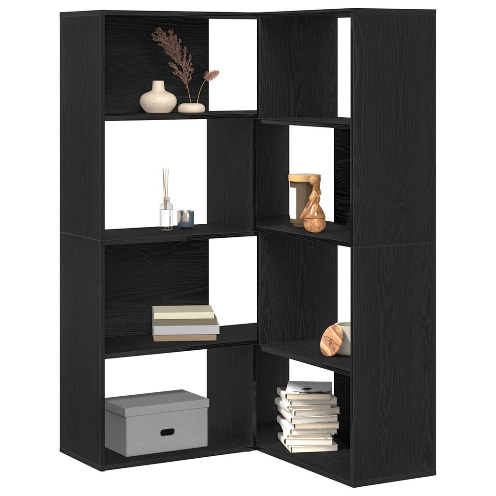 Armario 2 pcs Roble Negro 85 x 85 x 140 cm Madera de ingeniería