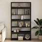 Librería 2 pcs Roble Negro 100 x 33 x 187,5 cm