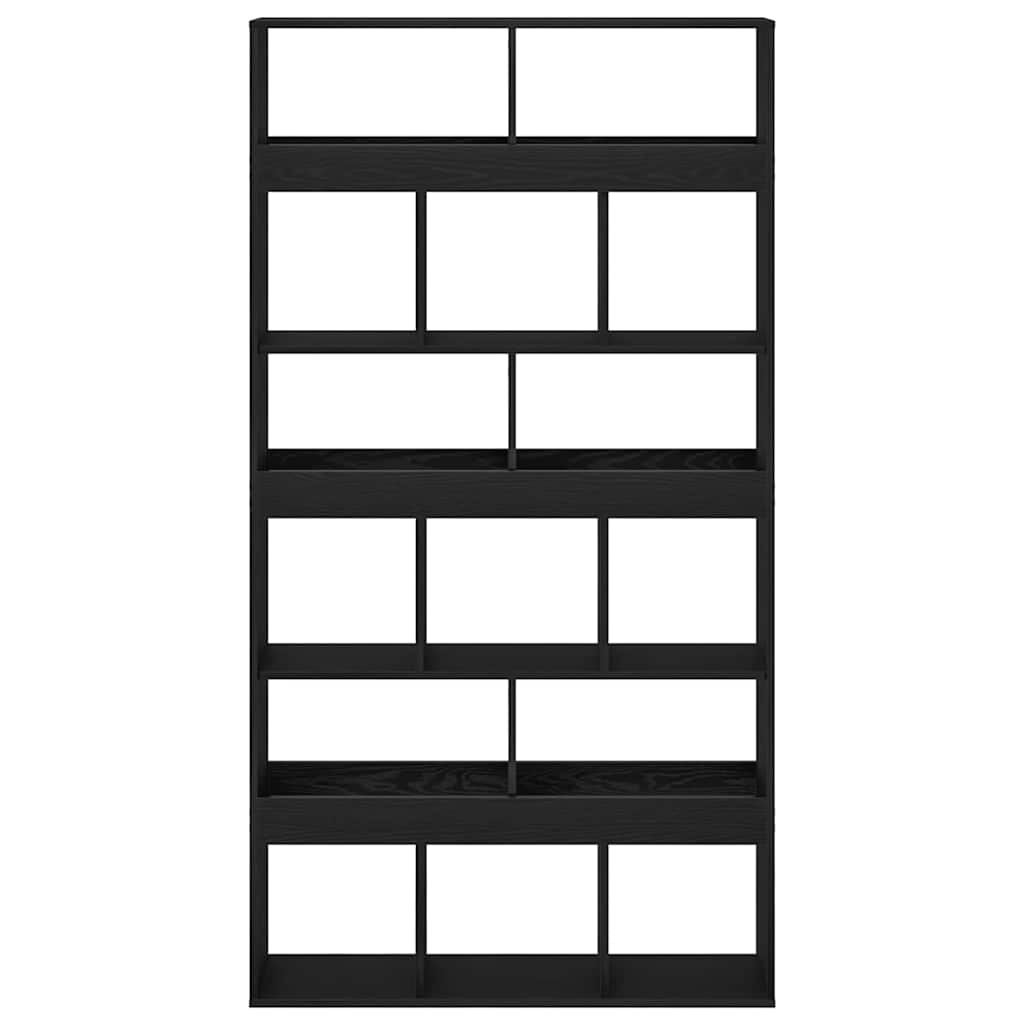 Librería 2 pcs Roble Negro 100 x 33 x 187,5 cm