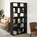 Librería 2 pcs Roble Negro 100 x 33 x 93.75 cm
