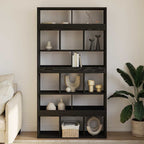 Librería 2 pcs Roble Negro 100 x 33 x 93.75 cm