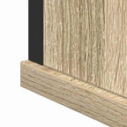 Juego de muebles de baño 2 pcs Marrón Madera contrachapada