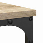 Juego de muebles de baño 2 pcs Marrón Madera contrachapada