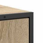 Juego de muebles de baño 3 pcs Marrón Madera contrachapada