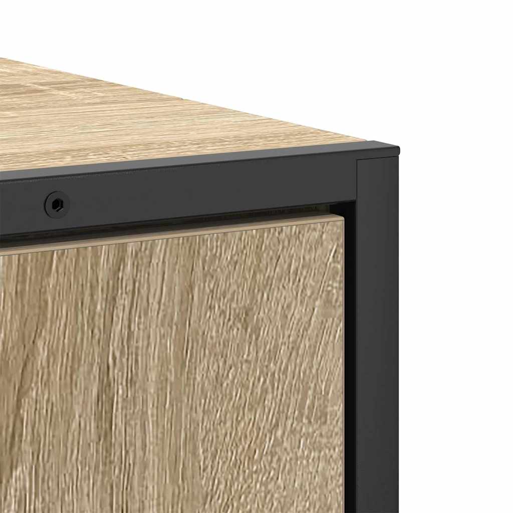 Juego de muebles de baño 3 pcs Marrón Madera contrachapada