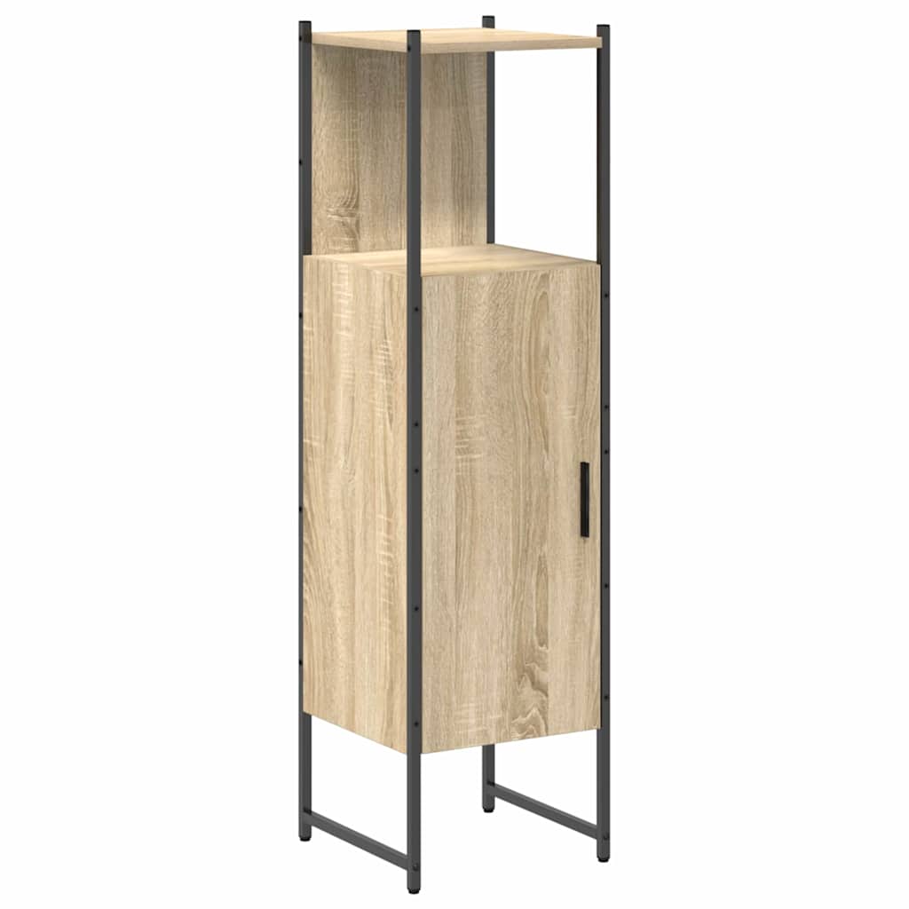 Juego de muebles de baño 3 pcs Marrón Madera contrachapada