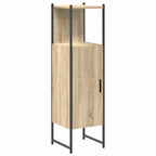 Juego de muebles de baño 3 pcs Marrón Madera contrachapada