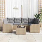Conjunto de sofá de jardín Beige 55 x 55 x 37 cm