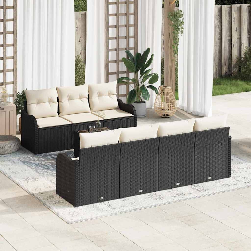 Conjunto de sofá de jardín Gris 55 x 55 x 37 cm ratán sintético