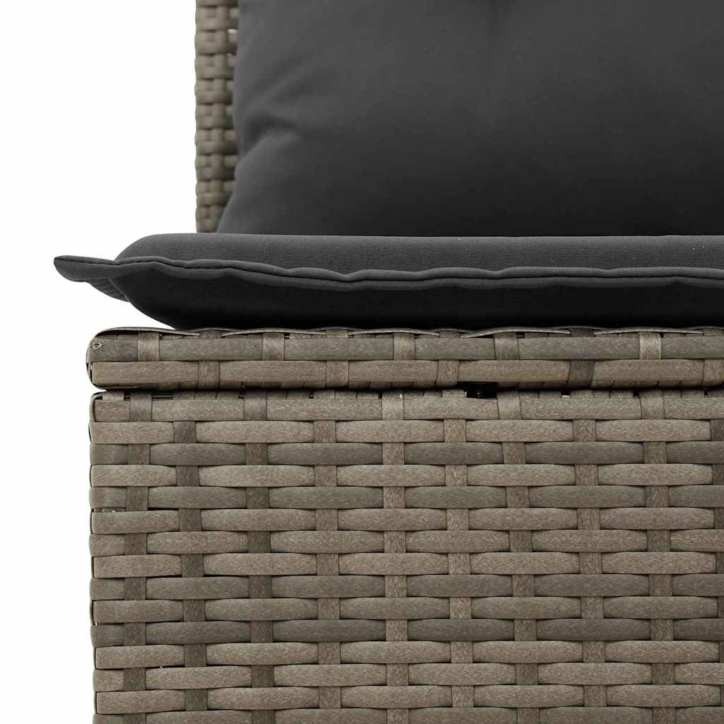 Conjunto de sofá de jardín Gris 55 x 55 x 37 cm ratán sintético