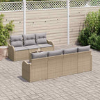 Conjunto de sofá de jardín Beige 55 x 55 x 37 cm