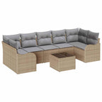 Conjunto de sofá de jardín Beige 55 x 55 x 37 cm