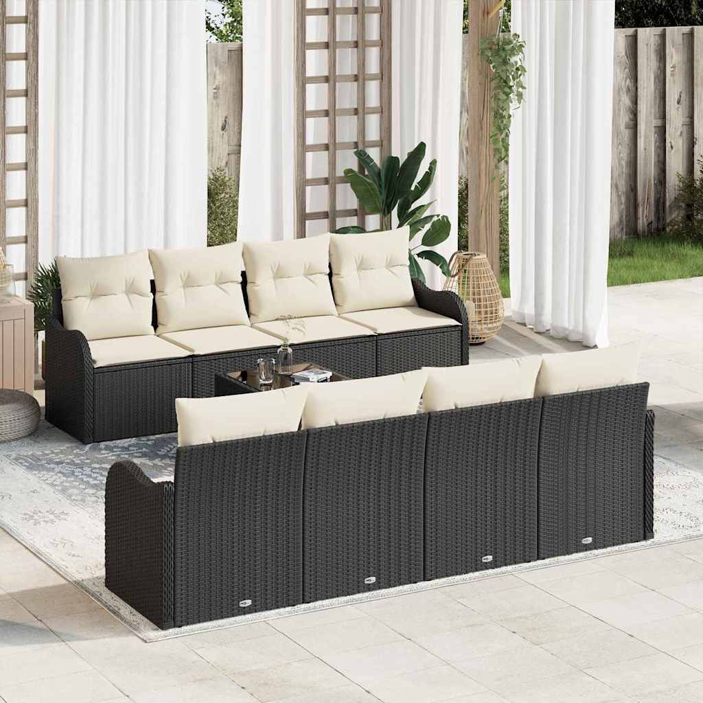 Conjunto de sofá de jardín Gris 55 x 55 x 37 cm ratán sintético