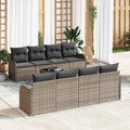 Conjunto de sofá de jardín Gris 55 x 55 x 37 cm ratán sintético