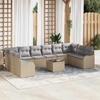 Conjunto de sofá de jardín Beige 55 x 55 x 37 cm