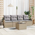 Conjunto de sofá de jardín Beige 55 x 55 x 37 cm