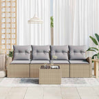 Conjunto de sofá de jardín Beige 55 x 55 x 37 cm