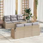 Conjunto de sofá de jardín Beige 55 x 55 x 37 cm