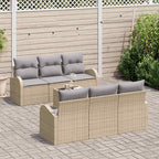 Conjunto de sofá de jardín Beige 55 x 55 x 37 cm