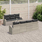Conjunto de sofá de jardín Gris Claro 55 x 55 x 37 cm