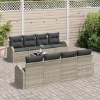Conjunto de sofá de jardín Gris Claro 55 x 55 x 37 cm