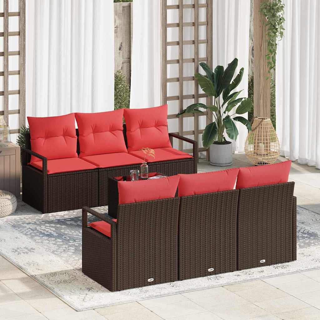 Conjunto de sofá de jardín con cojín 10 pcs gris y azul marino
