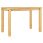 Juego de comedor PANAMA 3 pzas madera maciza de pino
