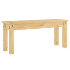 Juego de comedor PANAMA 3 pzas madera maciza de pino
