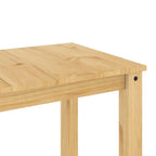 Juego de comedor PANAMA 3 pzas madera maciza de pino
