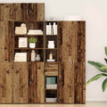 Estantería con cajón Madera vieja 30 x 42.4 x 185.2 cm