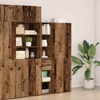 Estantería con cajón Madera vieja 30 x 42.4 x 185.2 cm
