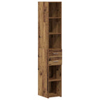 Estantería con cajón Madera vieja 30 x 42.4 x 185.2 cm