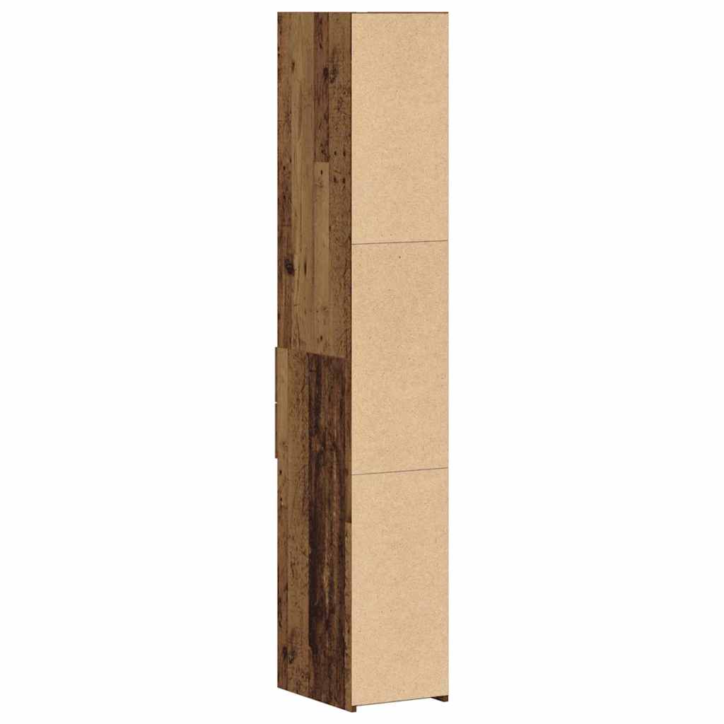Estantería con cajón Madera vieja 30 x 42.4 x 185.2 cm