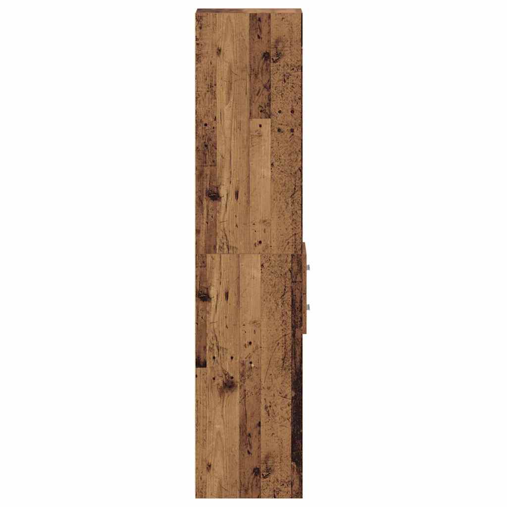 Estantería con cajón Madera vieja 30 x 42.4 x 185.2 cm