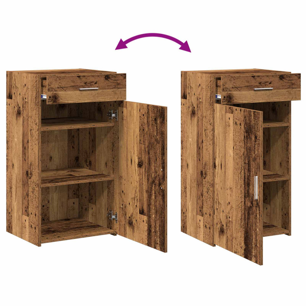 Aparador con cajón Madera vieja 50 x 42,5 x 93 cm