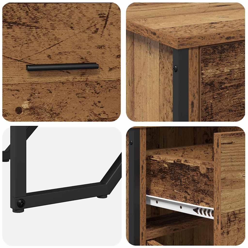 Aparador con cajón Madera vieja 97 x 32,5 x 74,5 cm