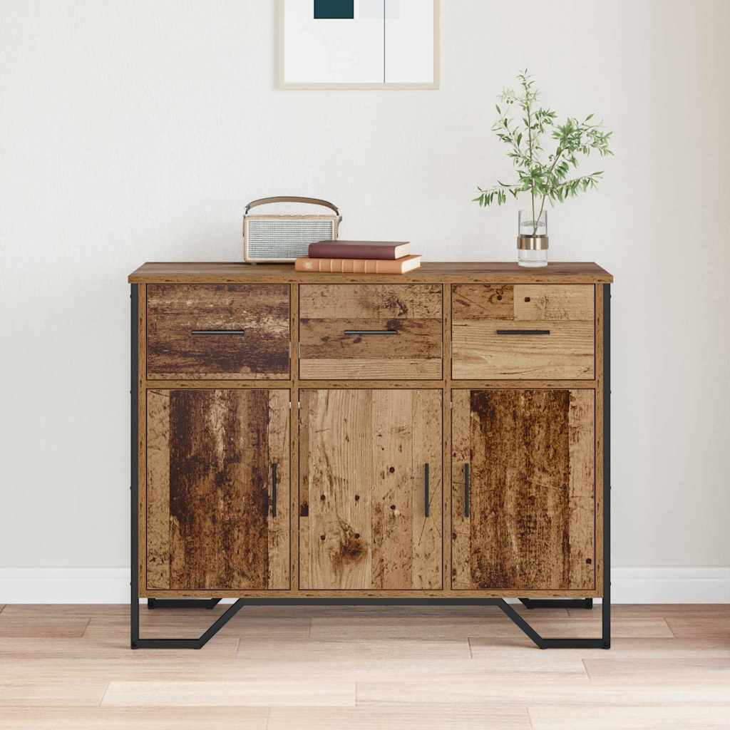 Aparador con cajón Madera vieja 97 x 32,5 x 74,5 cm