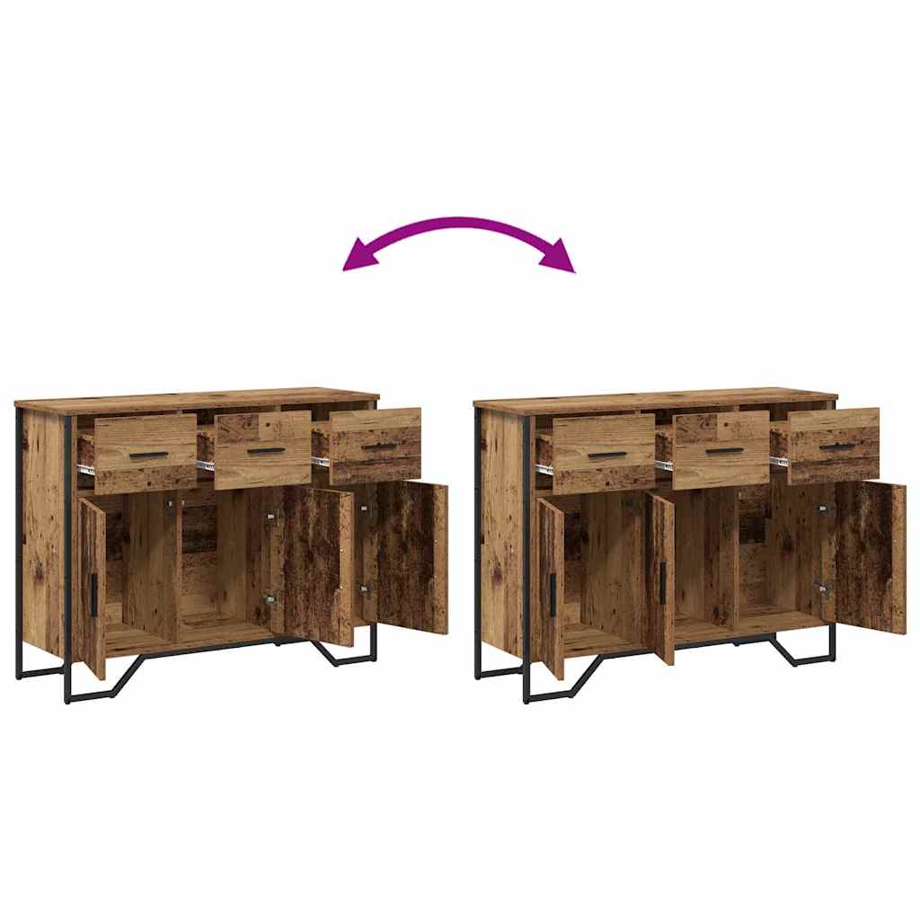 Aparador con cajón Madera vieja 97 x 32,5 x 74,5 cm