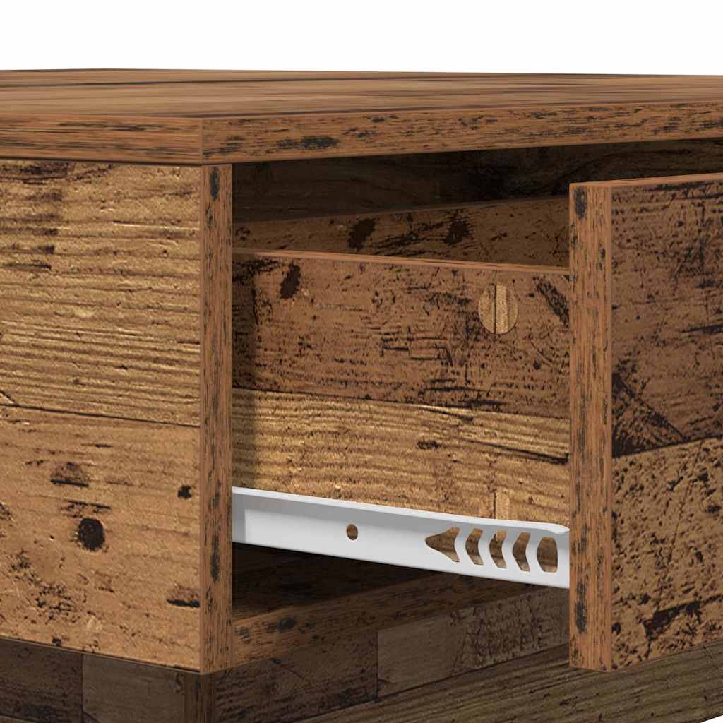 Mesa de Café Madera vieja 90 x 90 x 28 cm Madera de ingeniería