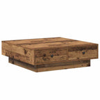 Mesa de Café Madera vieja 90 x 90 x 28 cm Madera de ingeniería
