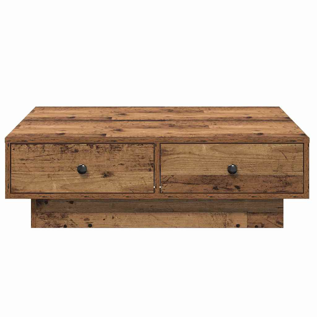 Mesa de Café Madera vieja 90 x 90 x 28 cm Madera de ingeniería