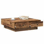 Mesa de Café Madera vieja 90 x 90 x 28 cm Madera de ingeniería