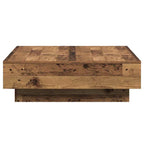 Mesa de Café Madera vieja 90 x 90 x 28 cm Madera de ingeniería