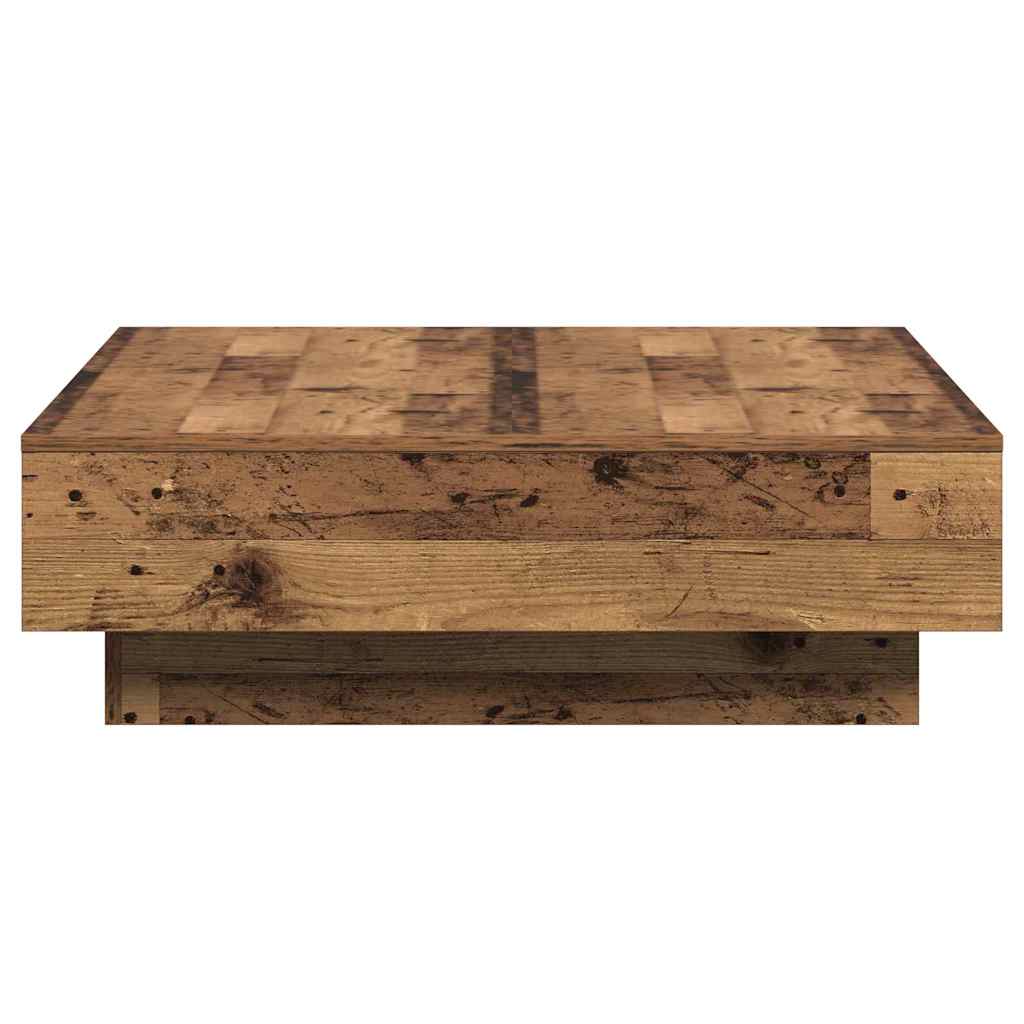 Mesa de Café Madera vieja 90 x 90 x 28 cm Madera de ingeniería