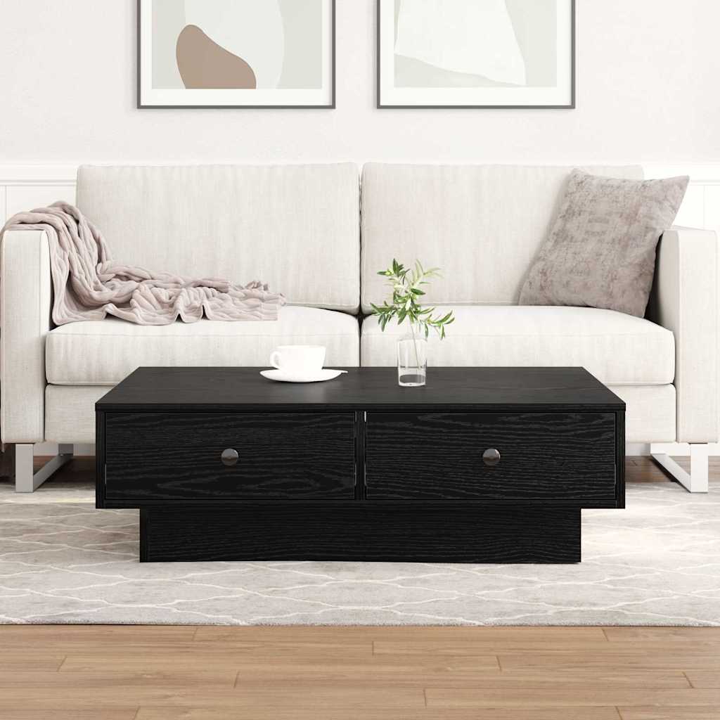 Coffee Table Old Wood 90 x 90 x 28 cm Engineered Wood