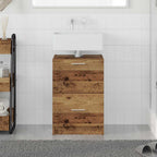Gabinete de Baño con cajón Madera Vieja 40 x 37 x 59 cm