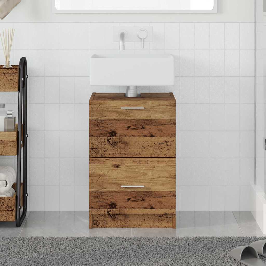 Gabinete de Baño con cajón Madera Vieja 40 x 37 x 59 cm