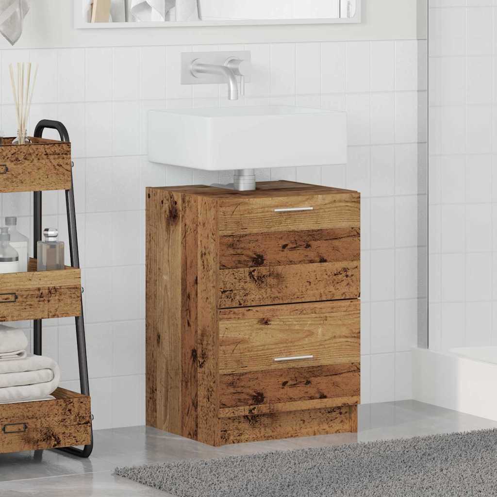 Gabinete de Baño con cajón Madera Vieja 40 x 37 x 59 cm