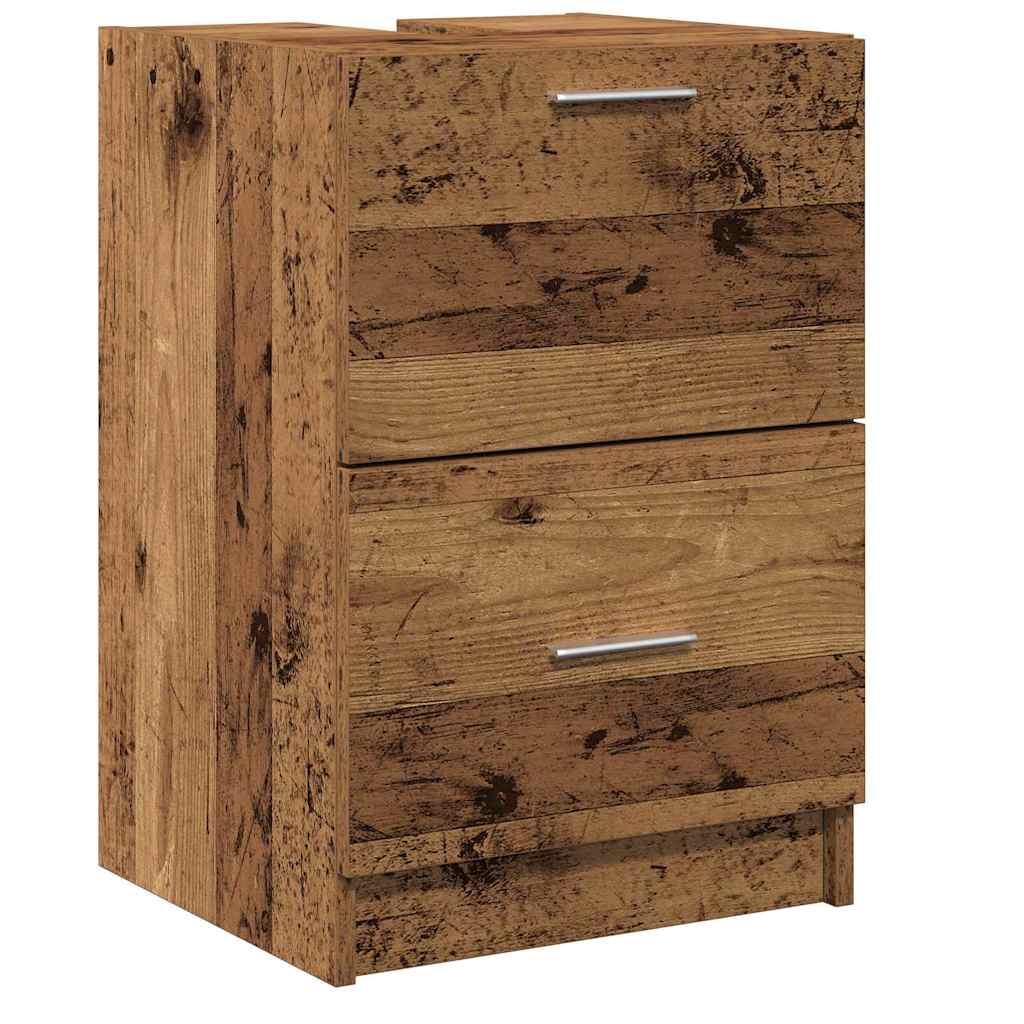 Gabinete de Baño con cajón Madera Vieja 40 x 37 x 59 cm
