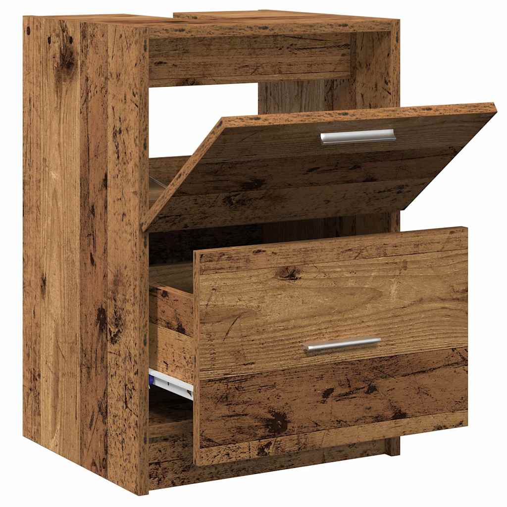 Gabinete de Baño con cajón Madera Vieja 40 x 37 x 59 cm